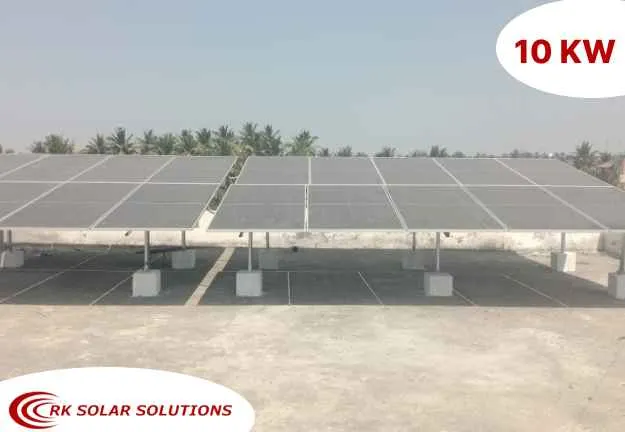 10 KW On-Grid Solar System in Coimbatore