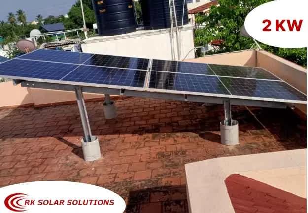 2 KW On-Grid Solar System in Coimbatore