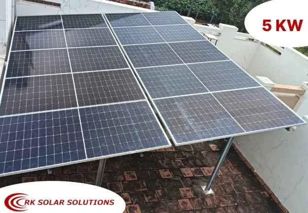 5 KW On-Grid Solar System in Coimbatore