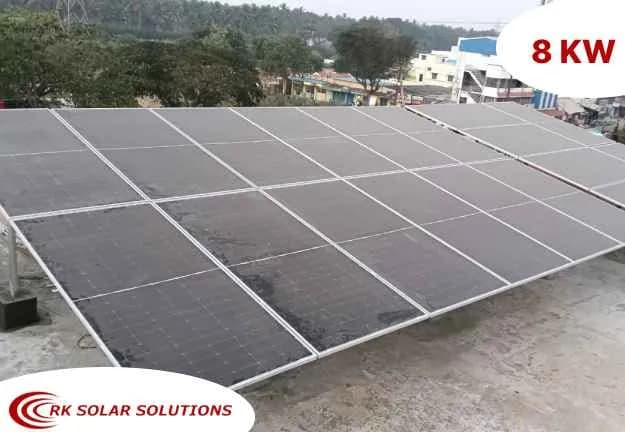 8 KW On-Grid Solar System in Coimbatore